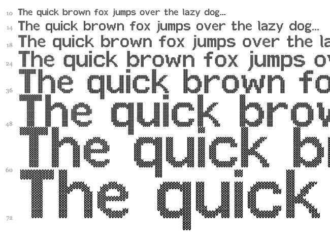 Christmas Jumper font waterfall